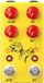 JHS Pedals Double Dragon Lo-Fi Octave Device pédale de guitare stompbox jaune