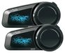Casque de moto kit mains libres Bluetooth, interphone de groupe, conception étanche, 2 pièces