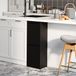 [en.casa] Armoire de tri des déchets Sollentuna avec 2 compartiments noir 93x33x25 cm