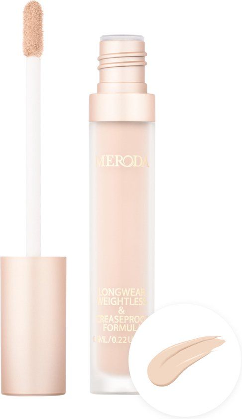 Meroda Universal Concealer - 2W | Lichtbeige met een roze ondertoon voor de lichte huid - 30ml