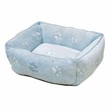 Nobby Comfort bed vierkant Classic PAW grijs L x B x H: 50 x 40 x 17 cm