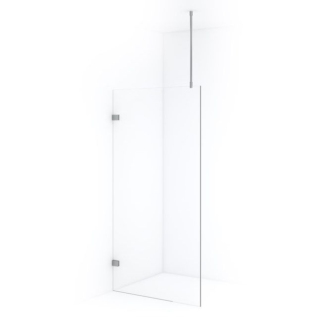 Maxaro Inloopdouche Diamond 100cm 8mm Helder Veiligheidsglas Chroom