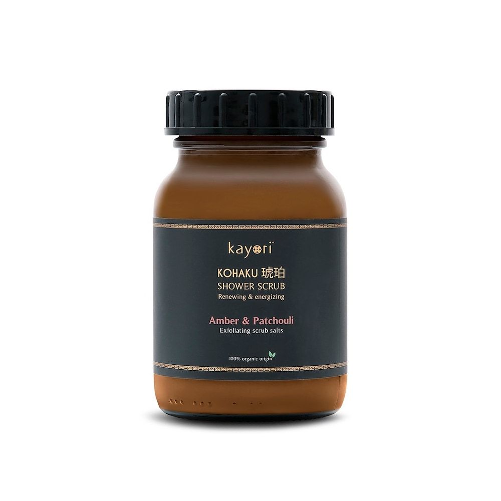 Kayori Kohaku Shower Scrub Lichaamsscrub en -peeling 250 ml