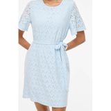 VILA mini jurk broderie
