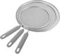 Protection anti-éclaboussures, 3 pièces, Inox