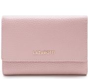 Lazarotti Bologna Leather Zip Wallet With 15 Card Slots Pink