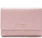 Lazarotti Bologna Leather Zip Wallet With 15 Card Slots Pink