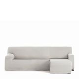 Eysa Bi-elastische bankhoes voor chaise longue, met korte arm aan de rechterkant, kleur ecru, design Harlem