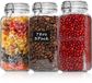 Unyqoos® set de 3 pièces de boîtes de conservation rondes, hermétiques, en verre avec couvercle