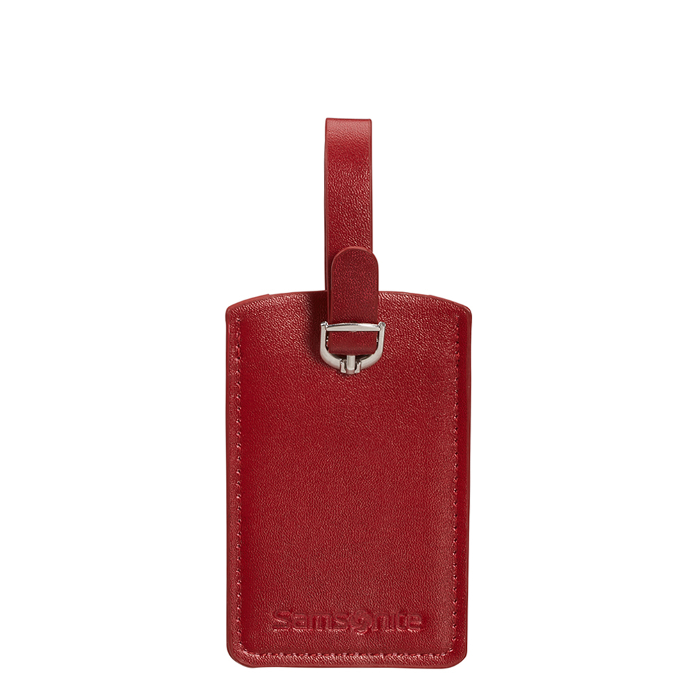 Samsonite Accessoires Rectangle Luggage Tag X2 red Rood