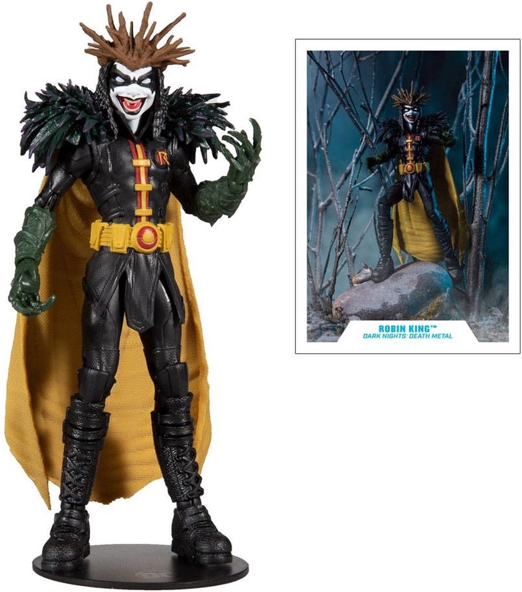 Mcfarlane dc build-a 7in figures wv4 - death metal - robin king