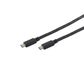 Exertis Connect USB-kabel, 3,1, C-stekker - C-stekker, 1,5 m