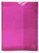 Exacompta 59774E opbergbox Iderama, polypropyleen, glanzend, met elastieken (rugbreedte 4 cm), met label, A4, roze