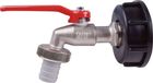 Holland Connections Robinet à boisseau sphérique pour conteneur IBC, raccord à vis femelle 2", raccord de tuyau