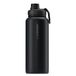 Wessper Steeline Thermosfles 1L - Zwart, BPA-vrij, 12/24u Warm/Koud