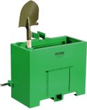 VEVOR Ballastbak 3-Punts Categorie 1 Tractor Quick Tach Hitch Contragewicht Vert