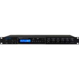 Newhank Powermate 1U 2 x 100 W RMS Amplificateur Mixeur USB Bluetooth Système Sono