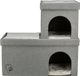 Trixie Kattenmand Kimy Soft - Twee Verdiepingen - Lichtgrijs - 76x37x72 cm