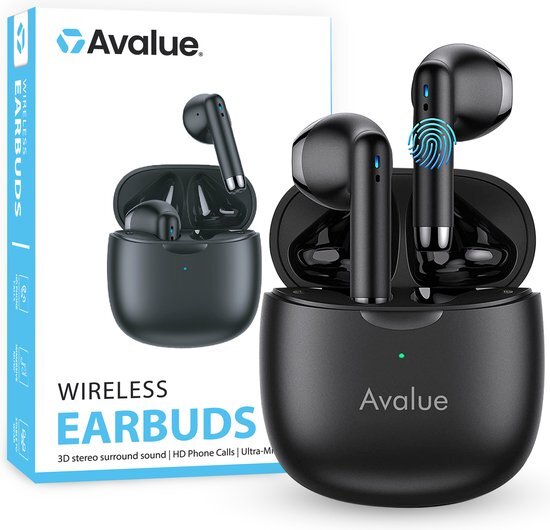 Avalue Universale Draadloze Oordopjes met Bluetooth 5.0