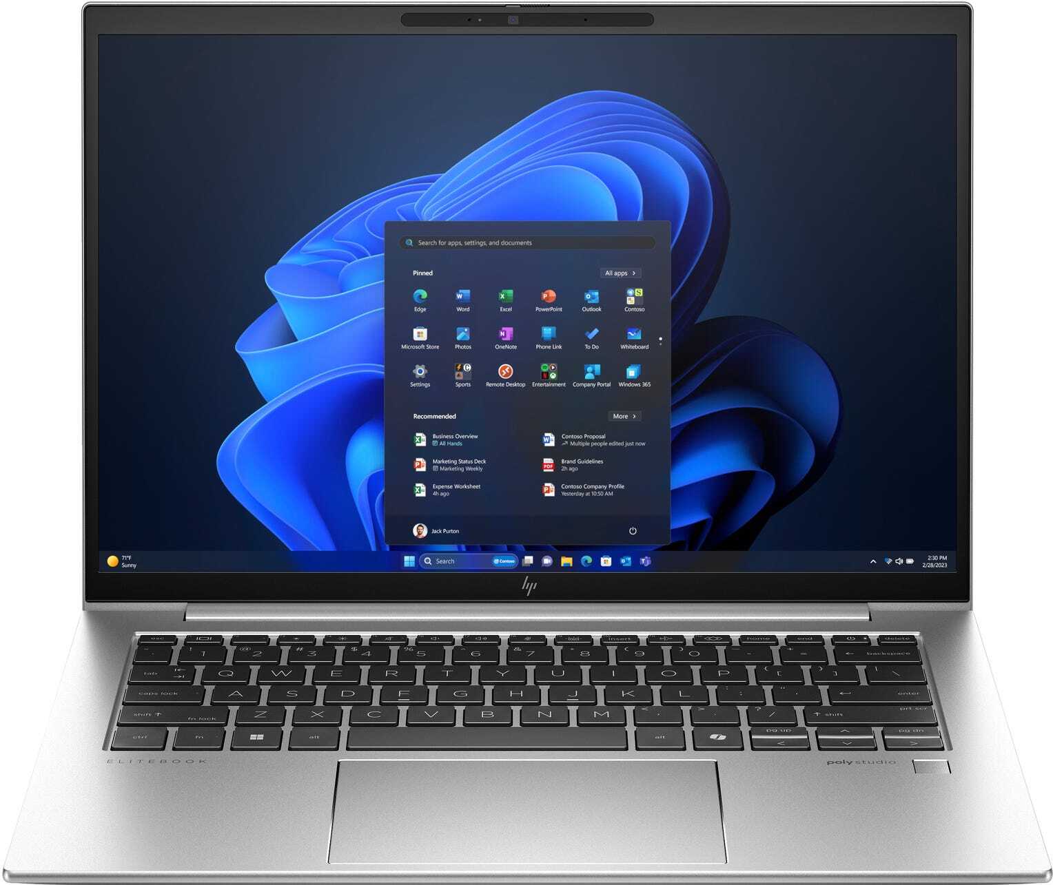 HP HP EliteBook 840 14" G11  - 3 jaar onsite hardware support - Azerty toetsenbord met verlichting