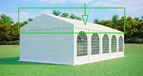 MAX+ Toit de rechange pour tente de réception 5x10 m – PVC 550 g/m², hauteur latérale 2,6 m, sans cadre - Blanc
