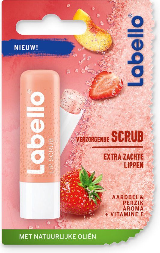 Labello Lipscrub Strawberry / Peach 5.5 gr