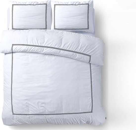 Sleeptime Brata Dekbedovertrek - Lits-jumeaux - 240x220 cm - Wit