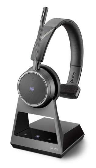 Poly Voyager 4210 Office - Draadloze headset - Mono - Bluetooth - Noise Cancelling - Zwart