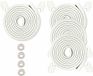 HIMRY® KXD7000 Set 4X, 20 m, randbescherming en 32 hoekbeschermingen