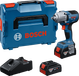 Bosch Blauw GDS 18V-450 P Clé à chocs sans fil 18V | 2x GBA 18V 5,0Ah + GAL 18V-40 chargeur rapide | En L-Boxx - 06019K4303