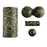 HMS Massage Rols en Ballen Set - 4 Stuks - Zwart-Geel