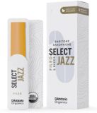 D'Addario Woodwinds ORSF05BSX3S Organic Select Jazz Baritonsaxofoonriet, 3 Soft, 5-pack