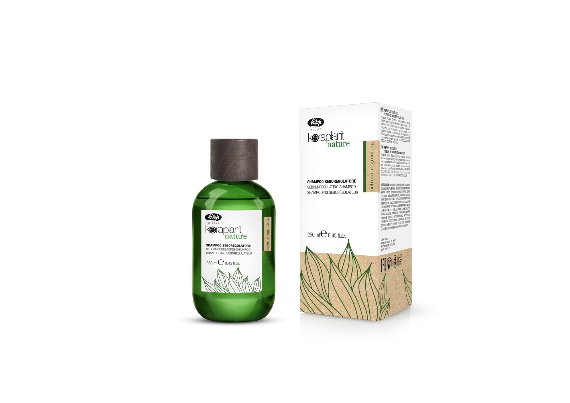 Lisap Keraplant Nature Sebum-Regulating Shampoo 250ml