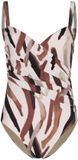 Pastunette Premium Badpak Ivory Shore Creme/Beige/Bruin Corrigerend Maat 44D