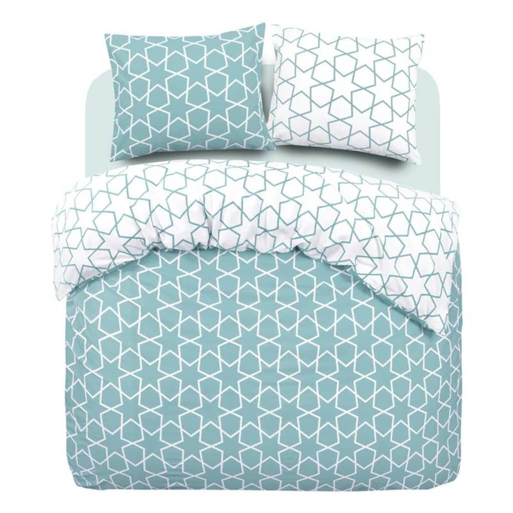 Day Dream Floor flanel dekbedovertrek - blauw