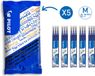Pilot Uitwisbare Inkt voor FriXion - 0,7mm - 5 sets van 3 navullingen - Blauw