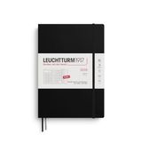 LEUCHTTURM1917 372784 Maandplanner & notitieboek Composition (B5) 2026, 16 maanden, softcover, zwart, Engels