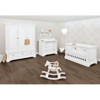 Pinolino Kinderkamer Emilia 3-deurs breed - Wit