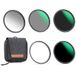 K&amp;F Concept K&F Concept Magnetische ND filter-kit GND8+ND8/64/1000 52mm