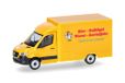 Herpa modelauto Mercedes-Benz Sprinter 18 foodtruck "Eieren Gevogelte Worst Aardappelen", miniatuur op schaal 1:87, verzamelmodel, Made in Germany, kunststof