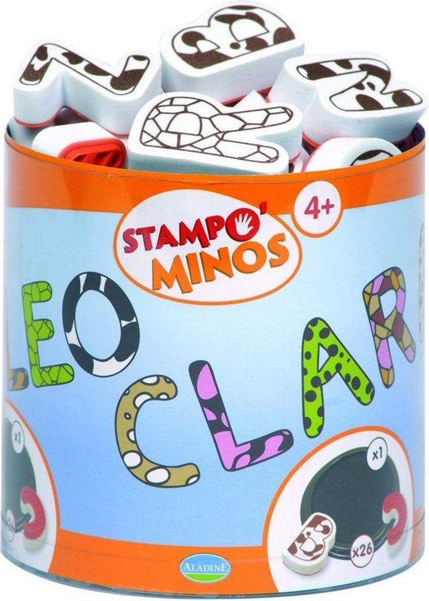 Aladine Alfabet Grote Letters Stempels - 3660016851118