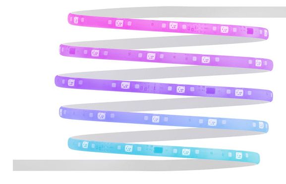 Hombli LED Strip 5m - RGB, IC & CCT - Dimbaar - App bestuurd - Lichtsnoer binnen - LED Verlichting