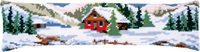 Vervaco Kruissteek Tochtstopper Kit Winterlandschap 80 x 20 cm