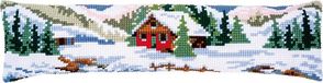 Vervaco Kruissteek Tochtstopper Kit Winterlandschap 80 x 20 cm