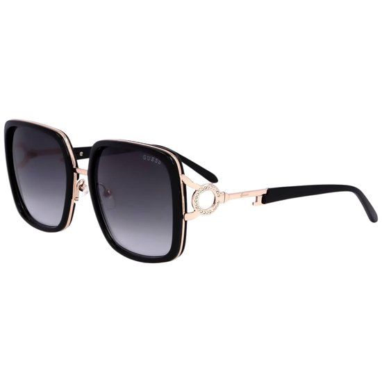 Guess GF6111/S 01B Zonnebril - Dames - Zwart