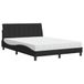 Maison Exclusive - Lit avec matelas « Hanko » noir 140 x 190 cm, velours