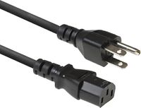 ACT Netsnoer USA connector - C13 zwart 1,8 m AK5444