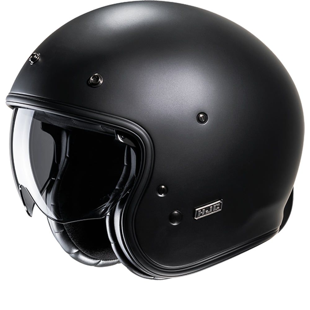 HJC V31 Flat Zwart Jethelm - Maat S