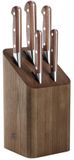 Zwilling Pro - Messenblok - Messenset - gevuld - 6-delig - Wood Bruin