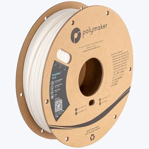 Polymaker PolyMAX Tough Filament PLA 1.75 mm 750 g Wit